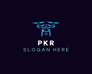 Aerial Photography Drone logo design