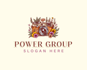 Floral Camera Photography  Logo