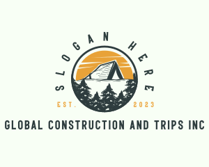 Camping Nature Trip logo design