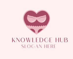 Adult Lingerie Heart Logo