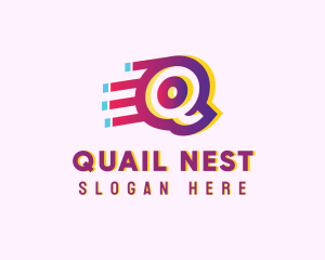 Speedy Motion Letter Q logo design