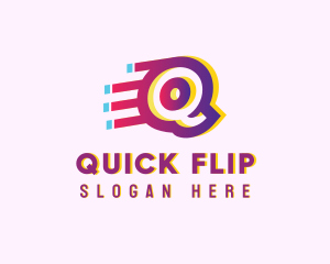 Speedy Motion Letter Q logo design