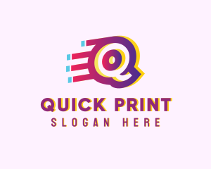 Speedy Motion Letter Q logo design