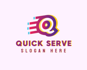 Speedy Motion Letter Q logo design