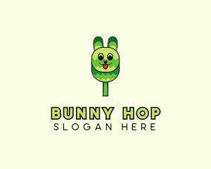 Bunny Rabbit Popsicle logo design