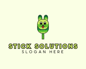 Stick - Bunny Rabbit Popsicle logo design