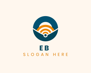 Circle - Online Internet Signal logo design