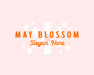 Pastel Flower Boutique logo design