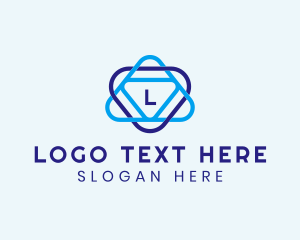 Logistics - Tech Triangle Arrow Agency logo design