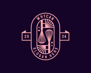 Baking Whisk Patisserie Logo