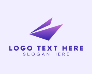 Plane - Logistics Delivery Plane logo design