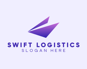 Logistics - Logistics Delivery Plane logo design