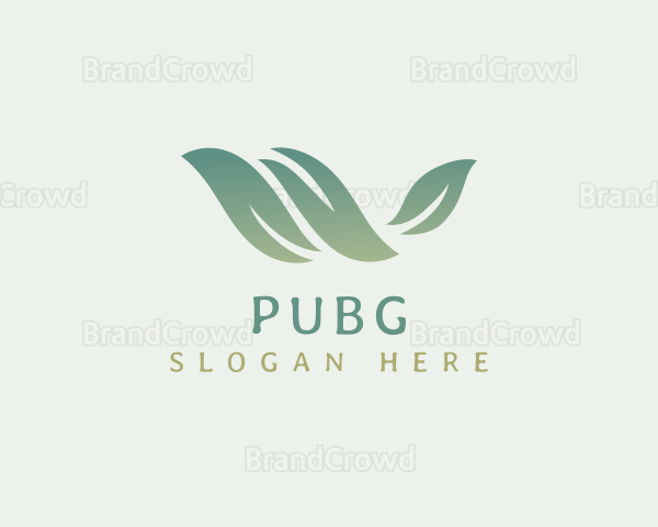 Eco Plant Letter W Logo