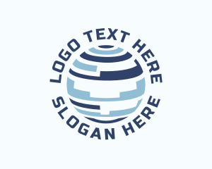 International - Global Tech Enterprise logo design