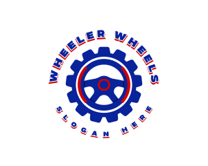 Steering Wheel Gear logo design