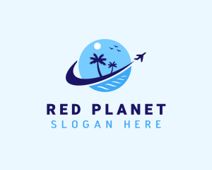 Island Travel Planet logo design