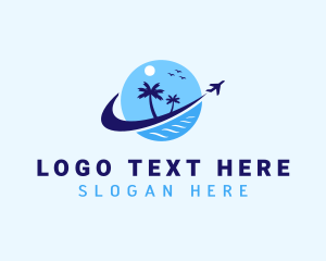 Planet - Island Travel Planet logo design
