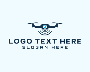 Videography - Drone Aerial Camera logo design