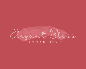 Elegant Feminine Makeup Logo