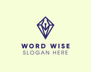 Literature - Diamond Pen Literature logo design