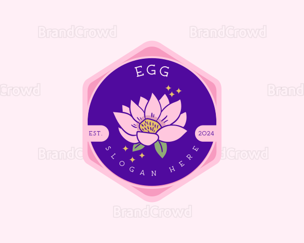 Nature Lotus Flower Logo