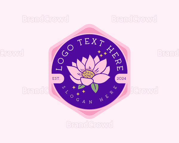 Nature Lotus Flower Logo
