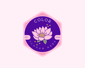 Perfume - Nature Lotus Flower logo design