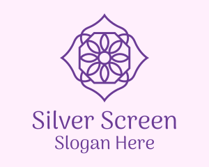 Purple Flower Petals  Logo