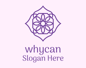 Purple Flower Petals  Logo