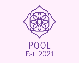 Natural - Purple Flower Petals logo design