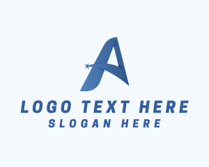 Organization - Star Talent Agency Letter A logo design