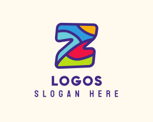Cartoon - Playful Colorful Letter Z logo design