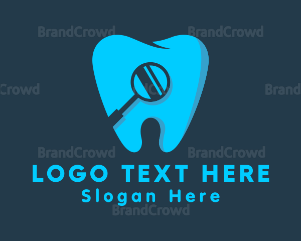 Tooth Dental Checkup Logo