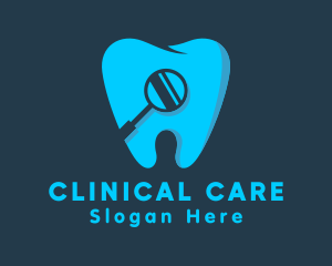 Tooth Dental Checkup logo design