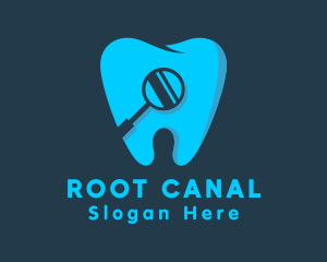 Endodontist - Tooth Dental Checkup logo design