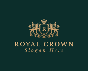 Royal Unicorn Shield logo design