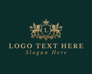 Regal - Royal Unicorn Shield logo design