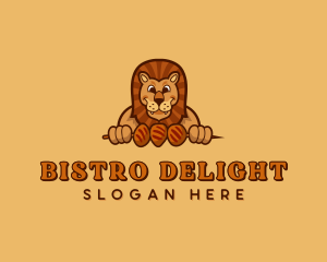 Lion Kebab Dining logo design