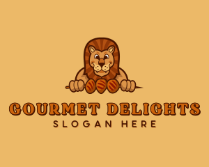 Lion Kebab Dining logo design