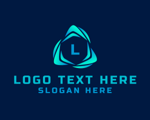 Tech Professional Letter logo design