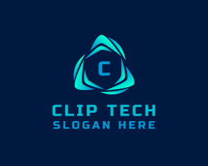 Tech Professional Letter logo design