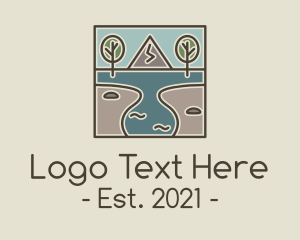 Travel - Outdoor Travel Lagoon logo design