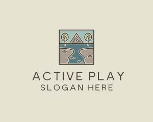 Recreation - Outdoor Travel Lagoon logo design