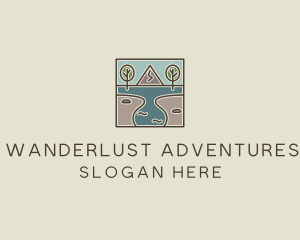 Travel - Outdoor Travel Lagoon logo design