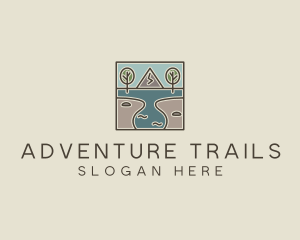 Outdoor Travel Lagoon  logo design