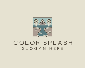 Outdoor Travel Lagoon  logo design