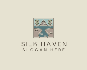 Outdoor Travel Lagoon  logo design