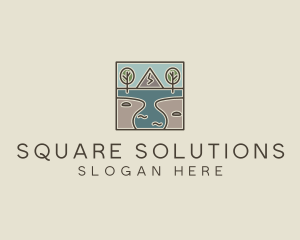 Outdoor Travel Lagoon  logo design