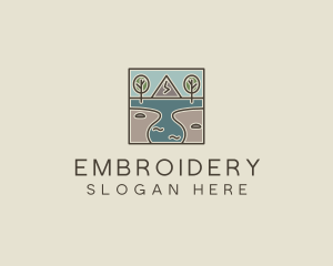 Outdoor Travel Lagoon  logo design