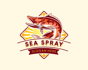 Ocean Fish Restaurant logo design